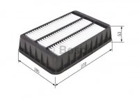 Фильтрующий элемент воздушного фильтра двигателя Bosch F 026 400 200