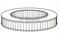 Фильтрующий элемент воздушного фильтра двигателя Bosch 1 457 433 534