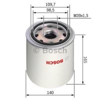 Коробка с сушильным агентом Bosch 0 986 628 254