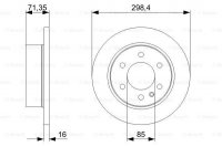 Диск тормозной, задний Bosch 0 986 479 295