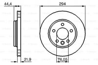 Диск тормозной, задний Bosch 0 986 479 097