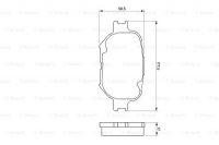 Дисковые тормозные колодки, передние Bosch 0 986 424 808