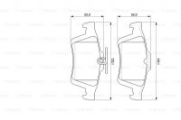 Дисковые тормозные колодки, задние Bosch 0 986 494 127